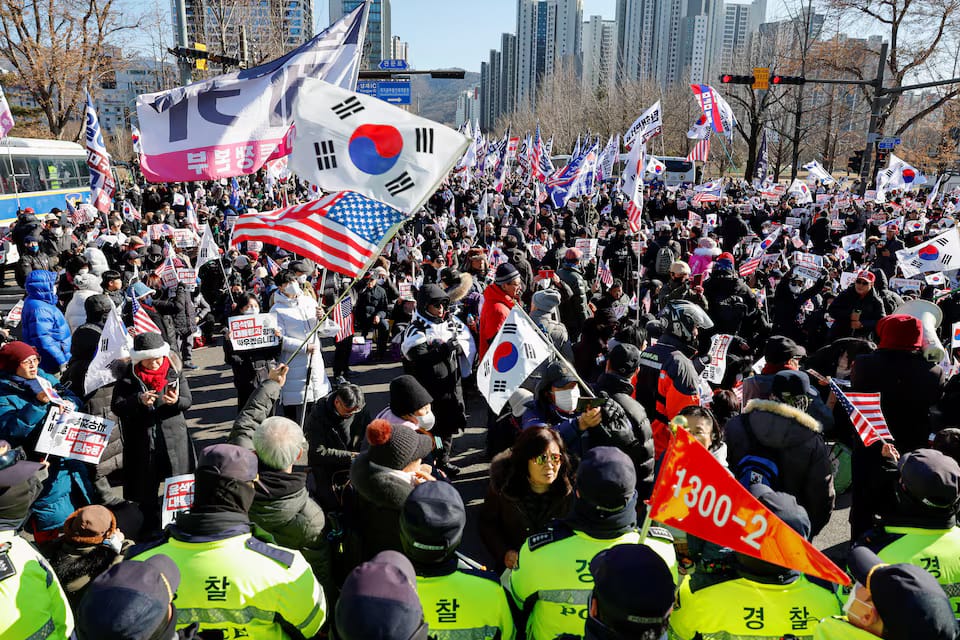 Arrested South Korean President Yoon Faces Investigation in Insurrection Case